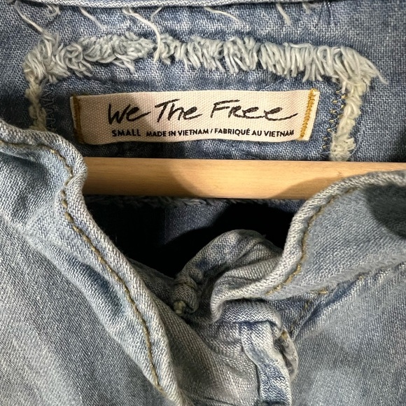 We The Free Louise Ruffle Button Down Top - Picture 5 of 5